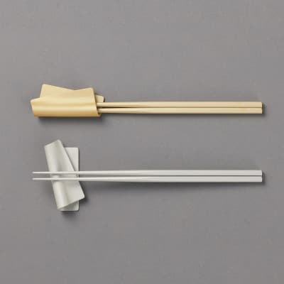 irogami 箸・箸置きセット　マットブラック