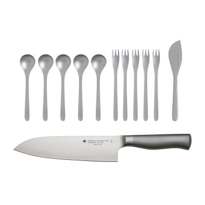 柳宗理 キッチンナイフ18cm #1250ティースプーン5本ケーキフォーク5本バターナイフ セット