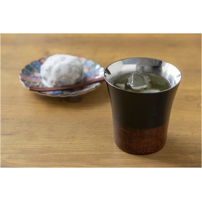 漆磨　影炎　二重タンブラー260ml