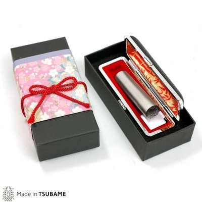 燕市製造【Made in Tsubame】匠チタン印鑑-マットシルバーチタン15.0mm-銀行・実印