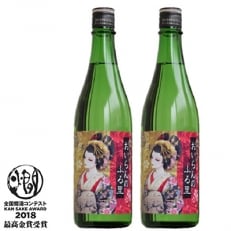 【燗酒コンテスト2013&2018　最高金賞受賞】「越後辛口おいらんのふる里」720ml　2本セット