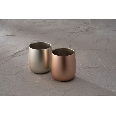 18-8ステンレス二重構造　エレガンス　フリータンブラーペア