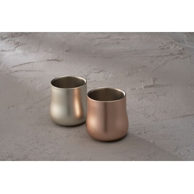 18-8ステンレス二重構造　エレガンス　フリーカップペア