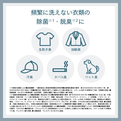 ツインバード はさめる衣類スチーマー SA-4098W