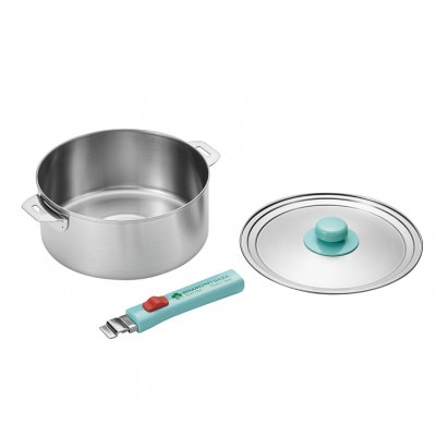 EJQ-700 燕熟の技 ステンレス鍋 20cm 着脱ハンドル付き