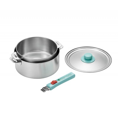 EJQ-1200 燕熟の技 ステンレス鍋16cm&18cm&20cm 着脱ハンドル付き