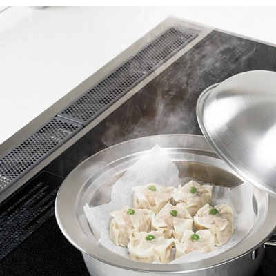 EJQ-2000 燕熟の技 ステンレス鍋 4点セット・着脱ハンドル・スチームプレート付き