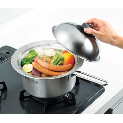 EJSP-400 燕熟の技 鍋にのせるスチームプレート 18~20cm用 日本製・燕三条産