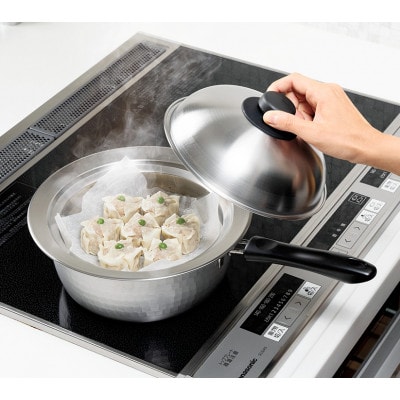 EJSP-400 燕熟の技 鍋にのせるスチームプレート 18~20cm用 日本製・燕三条産