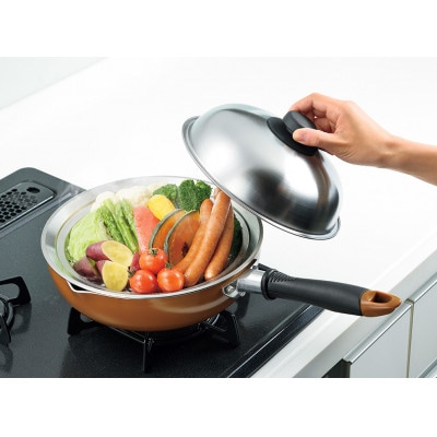 EJSP-401 燕熟の技 フライパンにのせるスチームプレート 20～22cm用 日本製・燕三条産