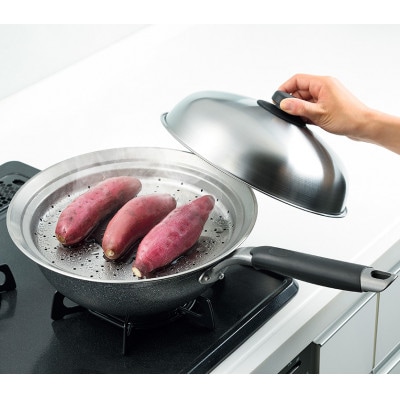 EJSP-500 燕熟の技 フライパンにのせるスチームプレート 24～26cm用 日本製・燕三条産