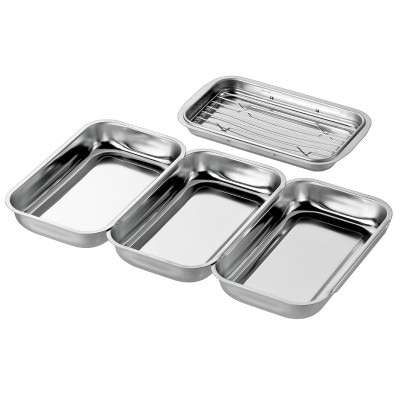 RB-500 燕熟の技 連結バット3P・浅型バット・アミ付き 燕三条産