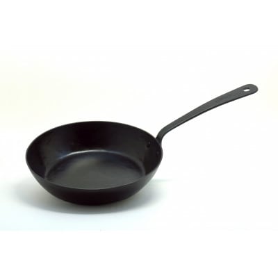 鍛冶屋　フラットフライパン　ロゴ入り22cm