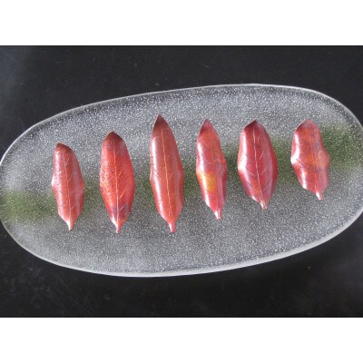 木の葉の箸置き ニコニコセット(4個入) けやき