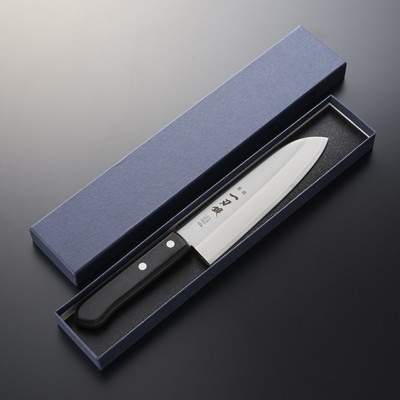【燕三条職人が作る包丁】一刃鍛 VG-10 三層鋼口金無 三徳165mm メイドインツバメ認証