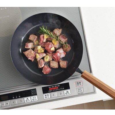 わたしのこだわり　窒化鉄　フライパン(リング付)　28cm