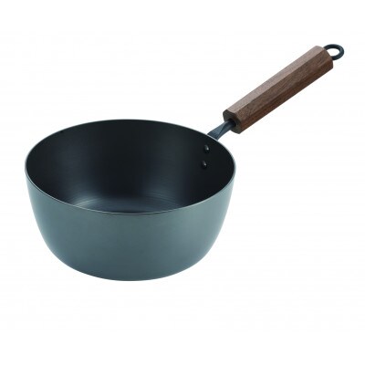 わたしのこだわり　窒化鉄　片手鍋(リング付)　20cm