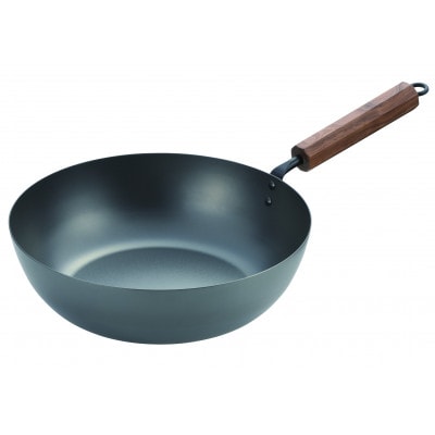 わたしのこだわり　窒化鉄フライパン(リング付)　30cm深型