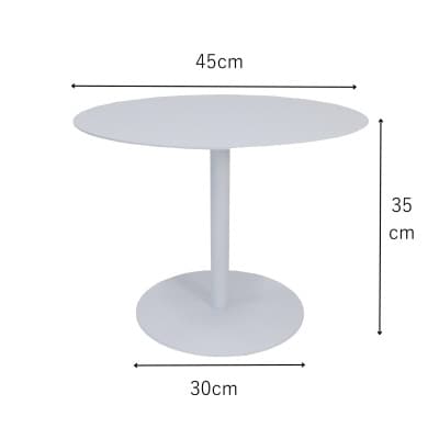 【KUROSHIRO】コーヒーテーブル　ABSS-W-65(白)