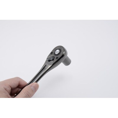差込角9.5mm[3/8] Tactile LIGHTOOL ラチェットハンドル(メタルブラック)
