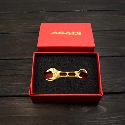 Tactile ボトルオープナー純金メッキ仕上げ(K24)