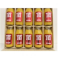 桐箱入頂みかんジュース 180ml　10本入【E31-31】