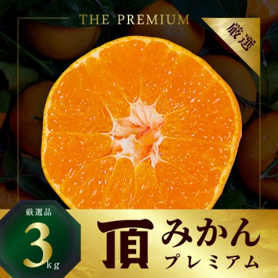 三代目の頂みかんTHEプレミアム【小玉サイズ】3kg【C31-32】