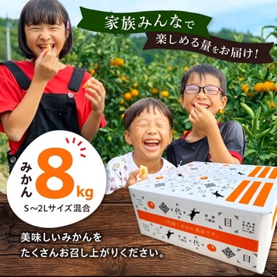 【訳あり(家庭用)】三代目がつくる愛媛みかん 8kg【C31-40】