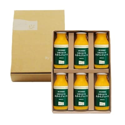 ミヤモトオレンジガーデンの「自然のめぐみジュース(180ml×6本)(贈答用)」【C25-58】