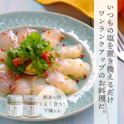 みかんがふわっと香る愛媛の新しい調味料 塩みかん全種詰め合わせセット【D25-81】