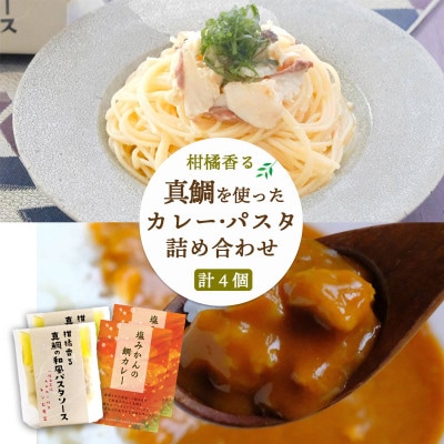 柑橘香る 真鯛を使ったカレーとパスタソースセット【C25-158】