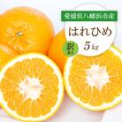 【2025年12月より順次発送】愛媛県八幡浜市産 はれひめ5kg【訳あり】【C25-207】
