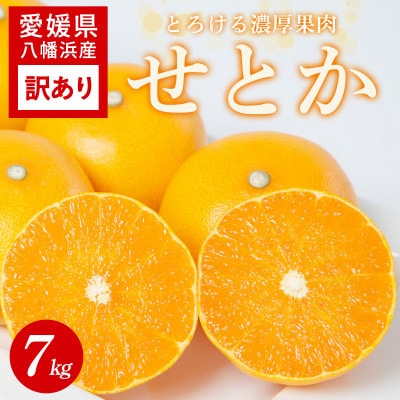 【訳あり】せとか 7kg 愛媛県 八幡浜産市 西宇和地区 柑橘の女王【E25-329】