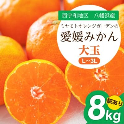 【発送月固定定期便】愛媛みかん大玉8kg(訳)×愛媛みかん7kg(訳)【E25-254】全2回