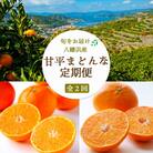 【発送月固定定期便】【愛媛の人気高級品種】まどんな2.5kg×甘平3kg【H25-266】全2回