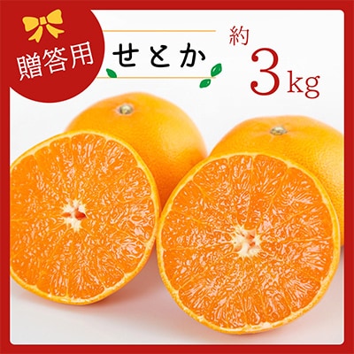 コウ果樹園の「柑橘の大トロ せとか3kg」【C33-1】