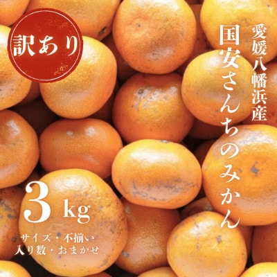 【創業85年 親子4代 愛媛みかん 一筋】訳あり 愛媛みかん 3kg【C20-50】
