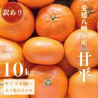 【愛媛が誇る 高級みかん 希少品種】訳あり 甘平 (かんぺい) 10kg【H20-68】