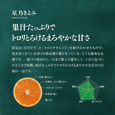 【特秀品】星乃みかん園のきよみ(3.5kg)【C45-53】