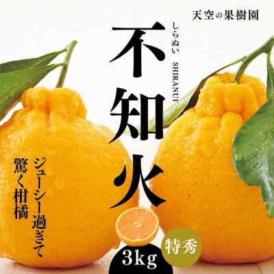 【天空の果樹園】デコ不知火 ( 3kg )【C45-77】