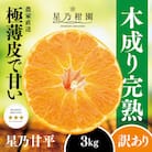 【訳あり】星乃みかん園の甘平(3kg)【C45-88】