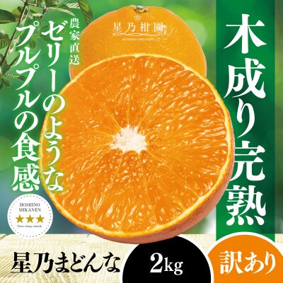 【三つ星ブランド】訳あり 星乃まどんな(2kg)【C45-91】