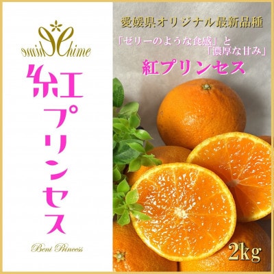 柑橘界のサラブレット!!「まどんな」と「甘平」を親に持つ!!　「紅プリンセス」2キロ【D39-76】