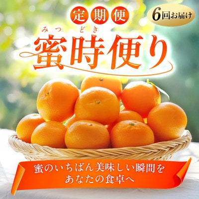 【発送月固定定期便】「蜜時(みつどき)便り」みかんやまどんな、甘平、せとかなど【H64-93】全6回