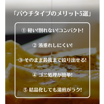 純粋はちみつ【みかん蜂蜜】220g×2パック(パウチタイプ)【74-2】