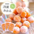 旬の愛媛みかんをまるごと冷凍!皮つき冷凍みかん 3kg【D25-245】
