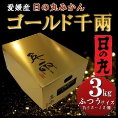 日の丸みかん「ゴールド千兩」3kg　サイズLまたはM/約25～35個/光センサー【D79-2】