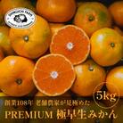 【数量限定】老舗農家が見極めたプレミアム【小玉】極早生みかん5kg【愛媛県川上産】【C70-88】