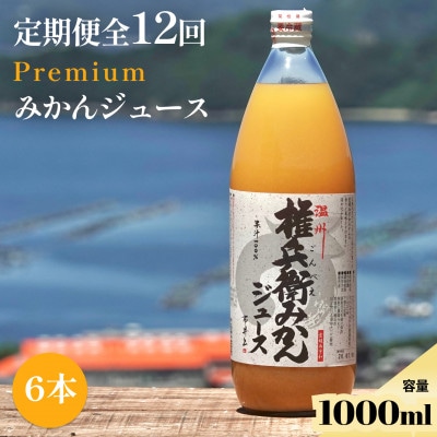 【発送月固定定期便】水を一滴も使わない 愛媛みかん100%ストレートジュース【H70-46】全12回