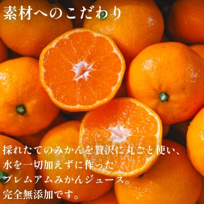 【発送月固定定期便】水を一滴も使わずに、みかん丸ごと絞った愛媛みかんジュース【H70-46】全12回